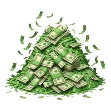 Money consumption management sticker