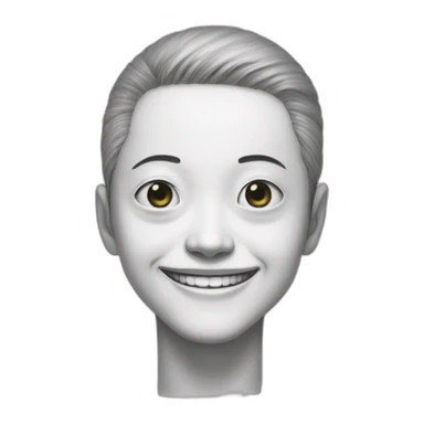 tomie junji ito smilling sticker