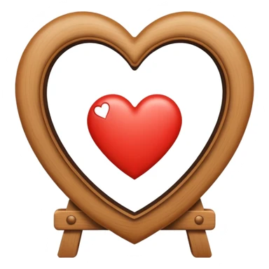 heart shape photo frame sticker