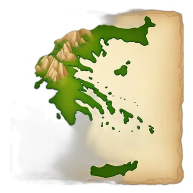 map of greece sticker