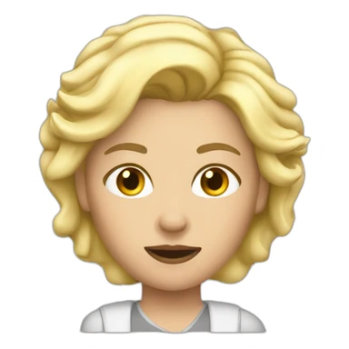 Woman blonde bad driver sticker