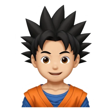 goku kid from dragon ball emoji sticker