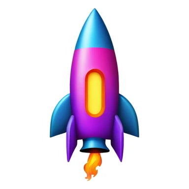 Rocket signboard sticker
