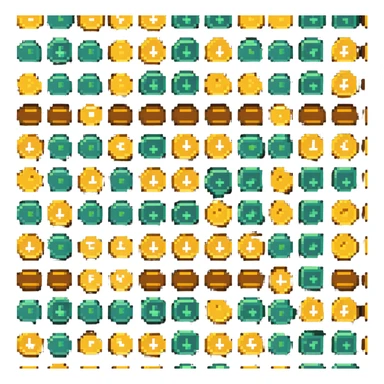 investment concept showing coins or growth sticker