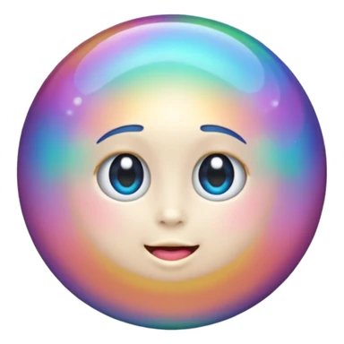 una perla sola sin cara blanca sticker