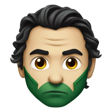 Loki pout kiss emoji  sticker