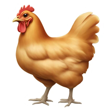 chicken butt sticker