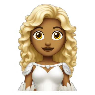 Angel chanteuse  sticker