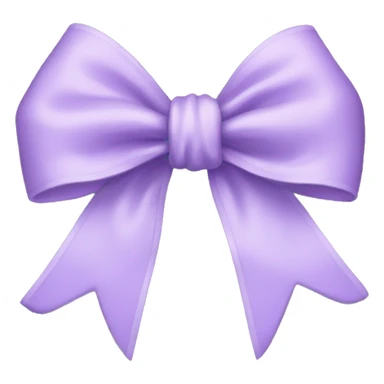 soft lilac bow sticker