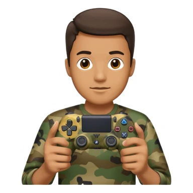 homme-avec-manette-ps4-camouflage sticker