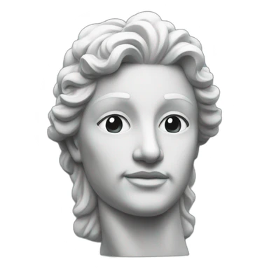 Liberty type statue sticker