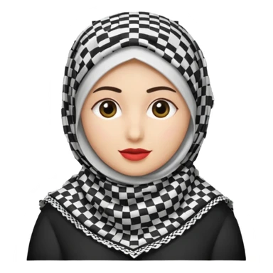 Palestinian keffiyeh sticker