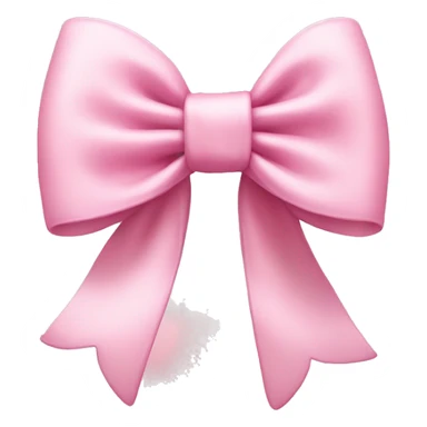 Light pink bow  sticker