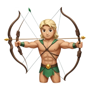 God with a bow sticker