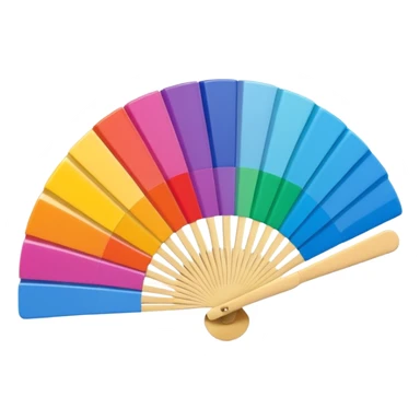 3D pantone colour fan sticker