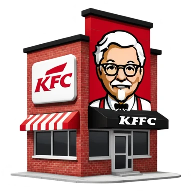 KFC’s building  sticker