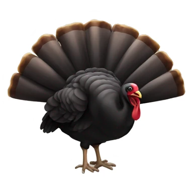 Turkey black sticker