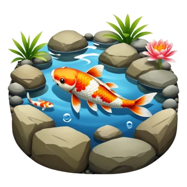 Koi Pond sticker