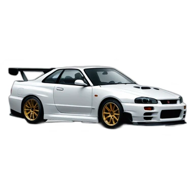 Skyline gtr 34 sticker