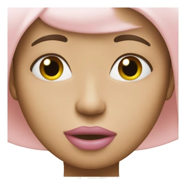 Light pink kiss sticker