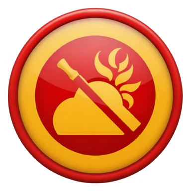 prohibition sign sticker