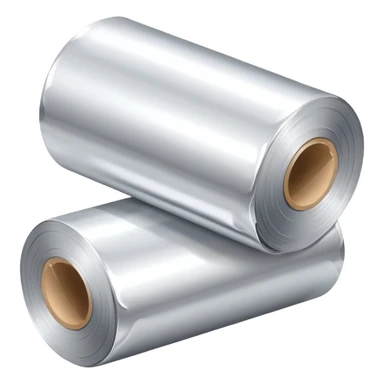  3 silver foil roll pack sticker
