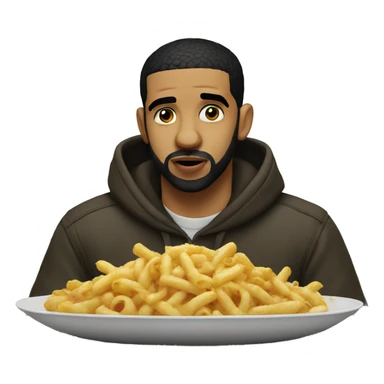 drake eating sticker