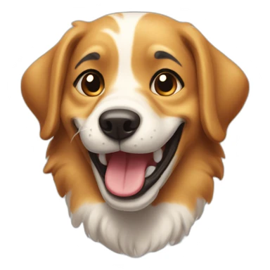 pleased-doggo-side-smile sticker