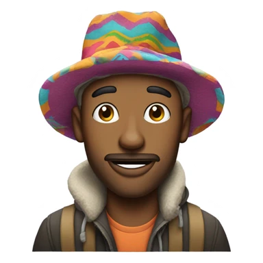 Fletcher with an idiot hat sticker