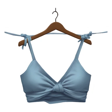 Crop top tied to ceiling sticker