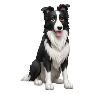 Un border collie  sticker
