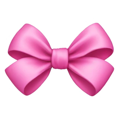Pink bow sticker