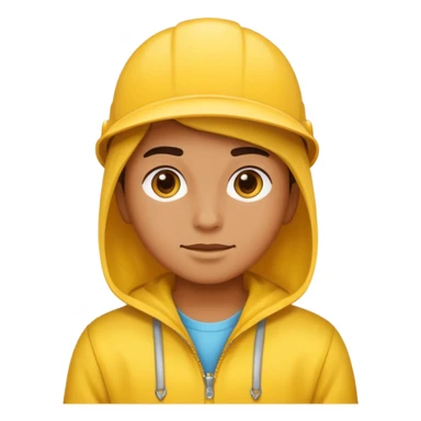 Star with a human full body yellow sticker