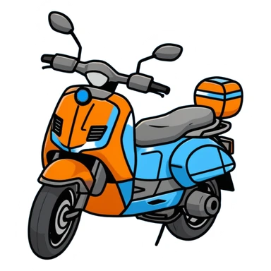 blue BMW motorcycle sticker