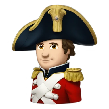 napoleon bicorne with cockade sticker