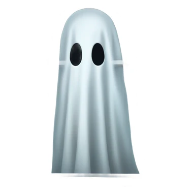 Ghost peeking through the window sticker
