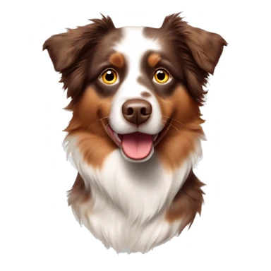 mini australian shepherd red merle sticker