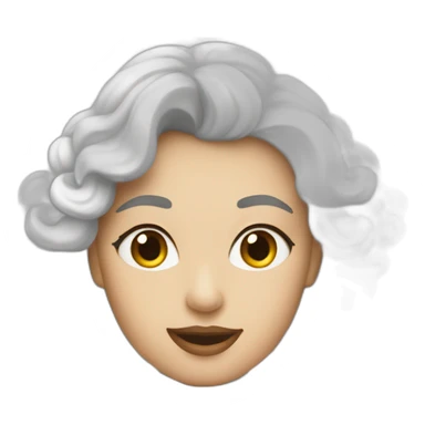 La dame blanche qui fait peur sticker