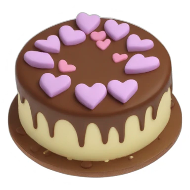 Cœur fondant sticker
