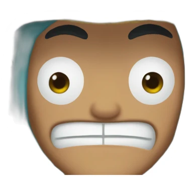 franky one piece sticker