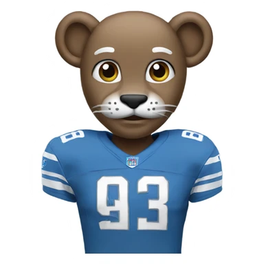Detroit lions sticker