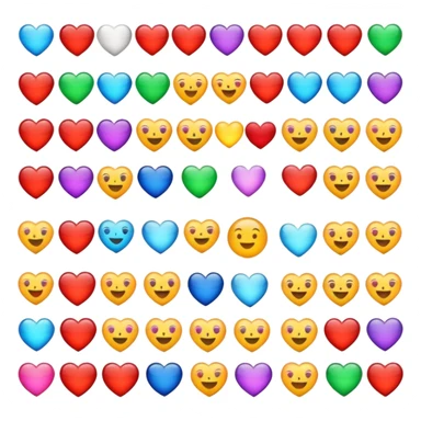 Emoji that express love sticker