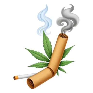 marihuana joint sticker