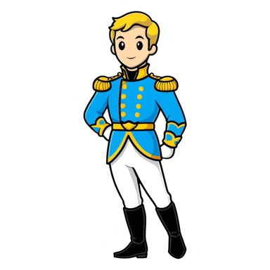 Prince Charming from Disney sticker