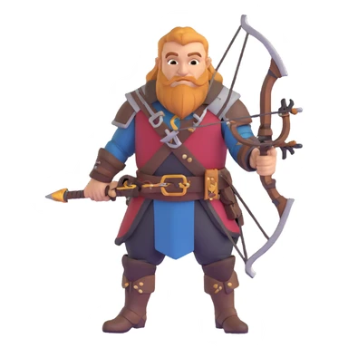 Varric Tethras dwarf rogue with Bianca crossbow sticker