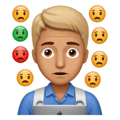 überforderter trader sticker