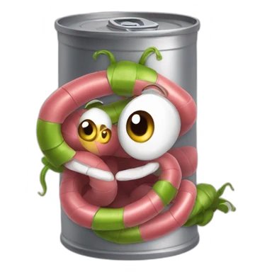 can of worms sticker