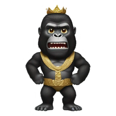 fancy king kong sticker