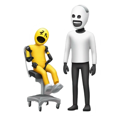 crash test dummy break up sticker