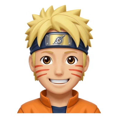 Naruto face haha sticker